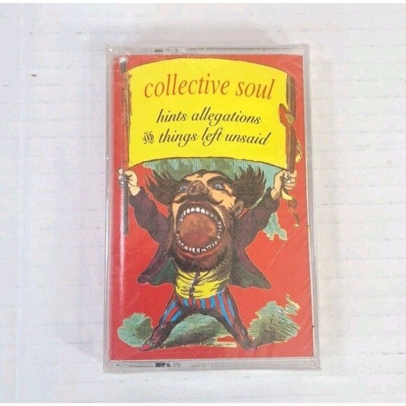 NEW Collective Soul Hints Allegations and Things Left Unsaid Cassette Tape 1994 - Picture 1 of 3